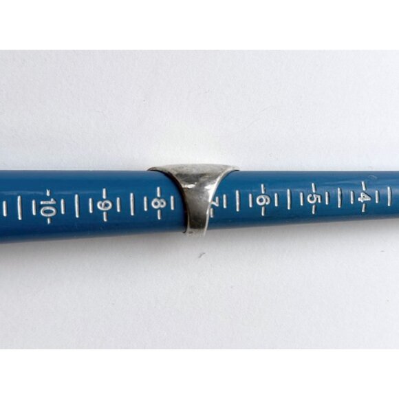 Vintage Sterling Silver Ring Lot — Turquoise, Onyx, Jasper, Modernist 4pc Bundle - Picture 4 of 15